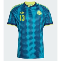 Camiseta Colombia Yerry Mina #13 Segunda Equipación Replica Mundial 2026 mangas cortas